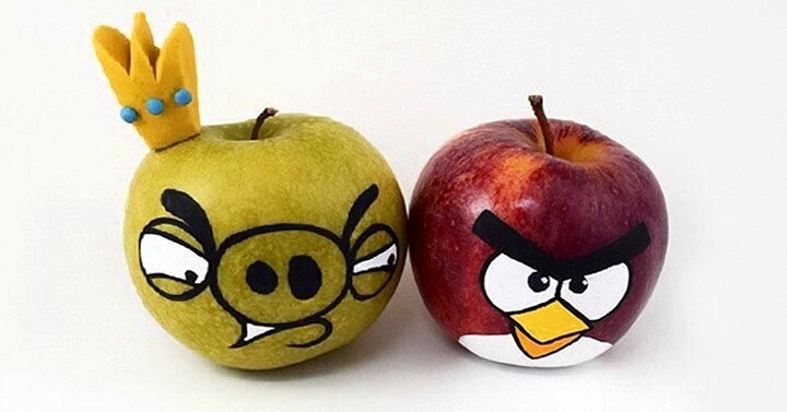 яблоки angry birds
