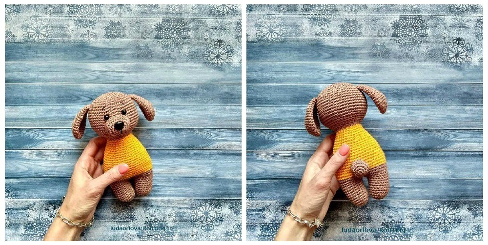 Crochet dog amigurumi pattern