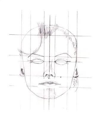 Как рисовать лицо, урок