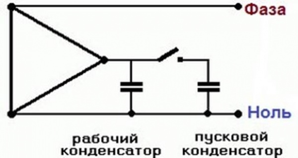 Схема подключения бетономешалки на 220 вольт