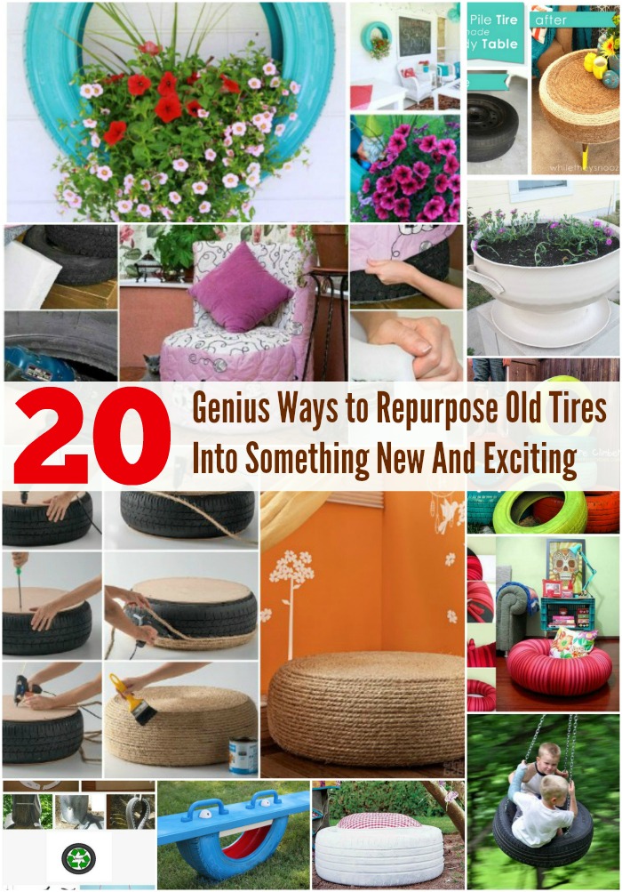 20 Genius Ways to Repurpose Old Tires Into Something New And Exciting 