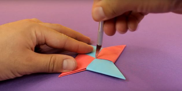 как сделать спиннер из бумаги
