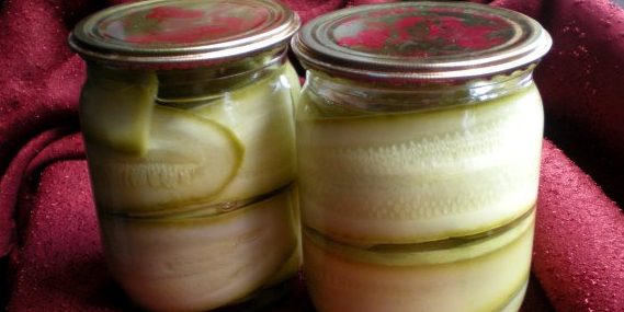 Простые маринованные кабачки на зиму Простые маринованные кабачки на зиму