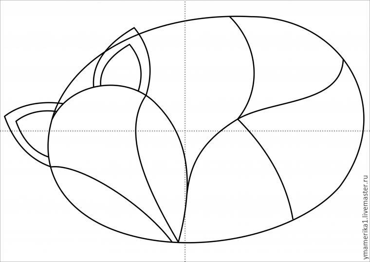 Как просто сшить подушку-Лисичку. Часть 2, фото № 1