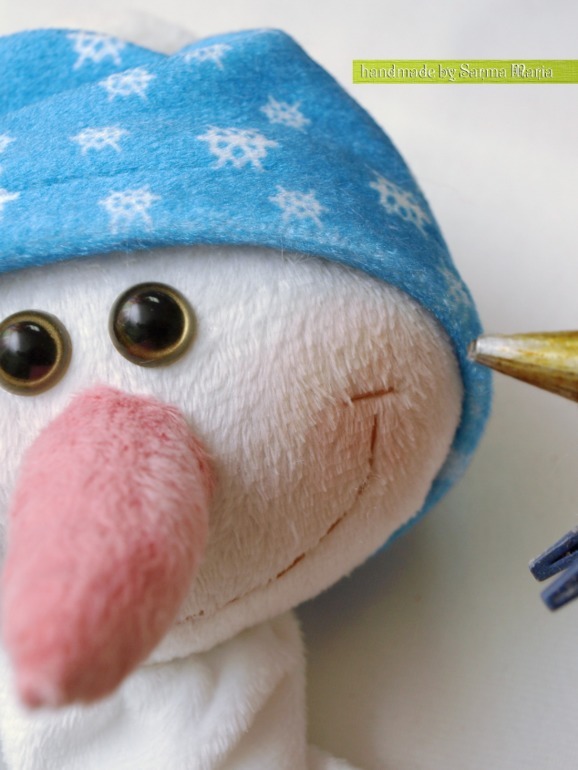 МК рукавичка для кукольного театра- Снеговик!!!, фото № 30