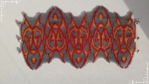 Мозаичное плетение бисером, фото № 9