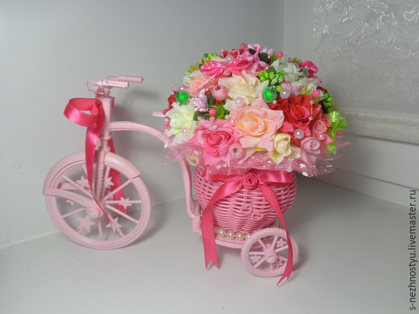 Мастер-класс: делаем цветочный велосипед, фото № 9