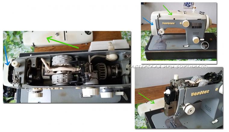 Как смазать маслом старую швейную машинку. Техобслуживание швейных машинок «Зингер»,«Веритас», «Подольск-142», фото № 14