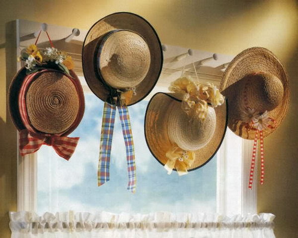 Интерьерный декор шляпами: множество интересных вариантов, фото № 15