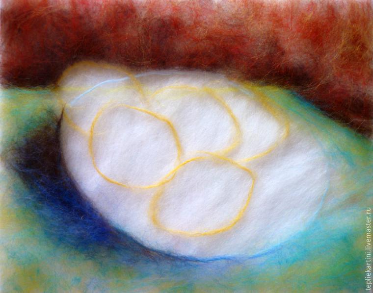 Мастер-класс: картина шерстью «Натюрморт с лимонами» по мотивам работы Ван Гога, фото № 22