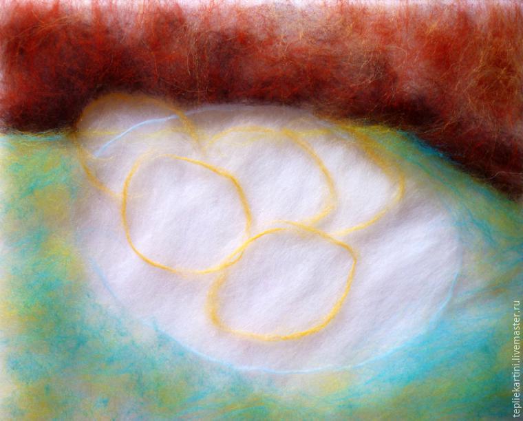 Мастер-класс: картина шерстью «Натюрморт с лимонами» по мотивам работы Ван Гога, фото № 19
