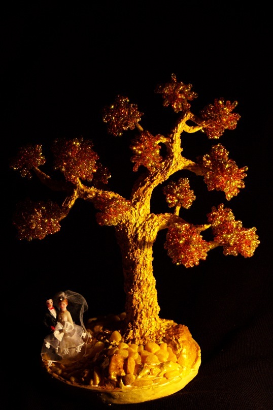 Особенности создания деревьев из бисера, фото № 15