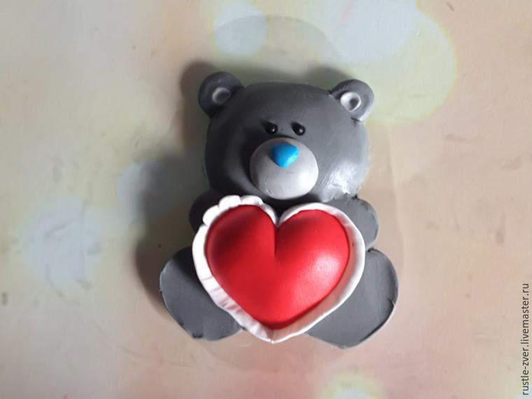 Мастер-класс: медвежонок «Me to you» с сердечком, фото № 23