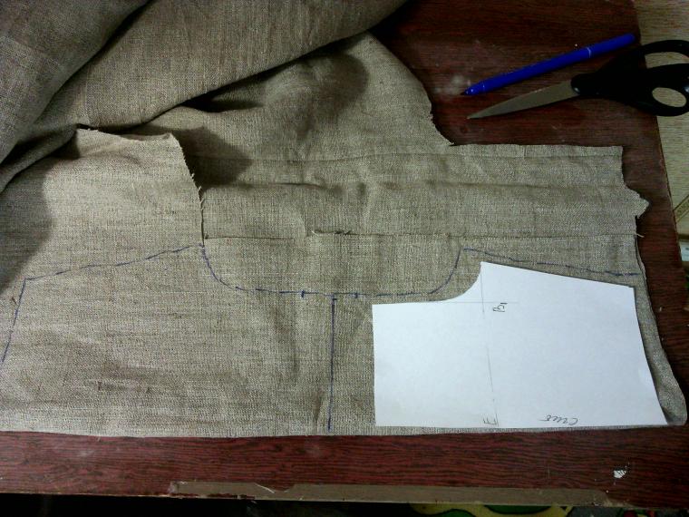 Шьем одежду для Домовенка. Часть 2: выкраивание из ткани и пошив, фото № 9