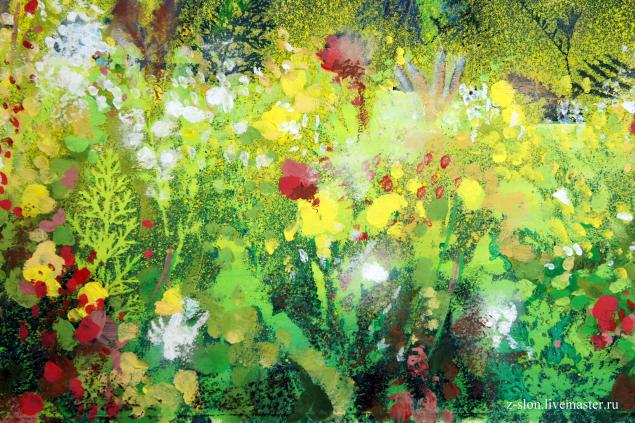 Мастер-класс по живописи: пастель, гуашь и сухоцветы — мой эксперимент, фото № 34