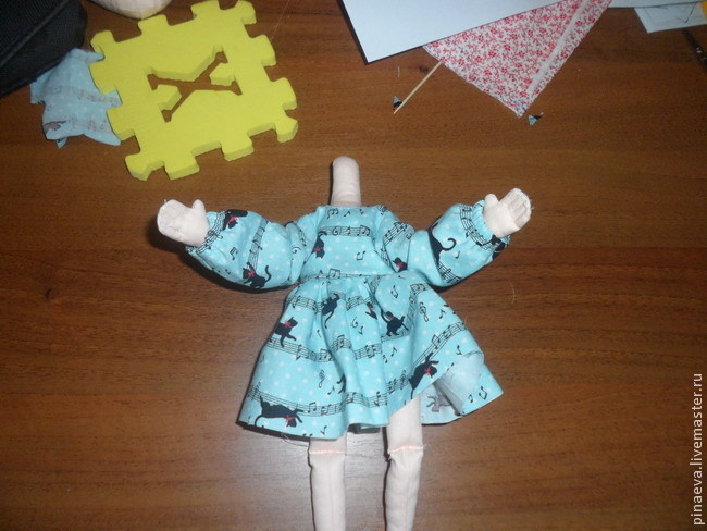 Шьем съемное платье для куклы, фото № 21