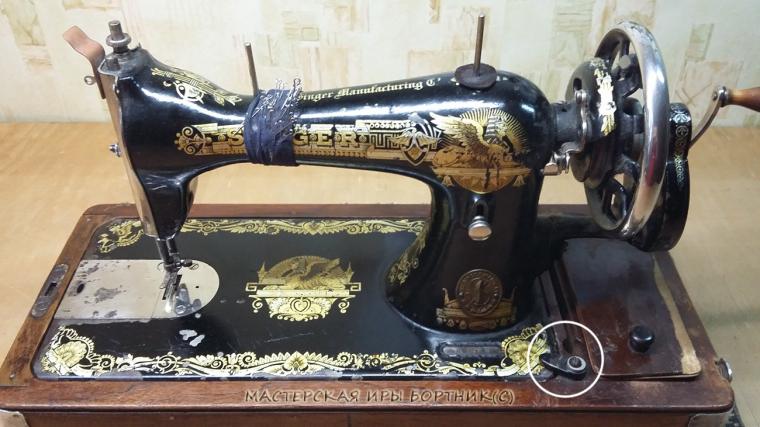 Как смазать маслом старую швейную машинку. Техобслуживание швейных машинок «Зингер»,«Веритас», «Подольск-142», фото № 6