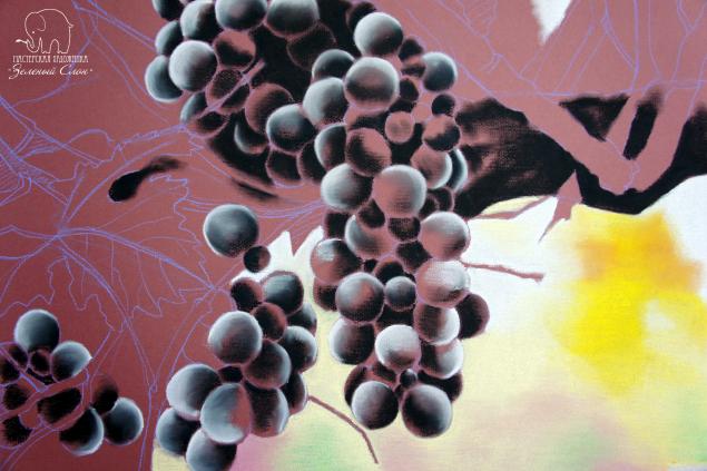 Рисуем виноград пастелью!, фото № 47