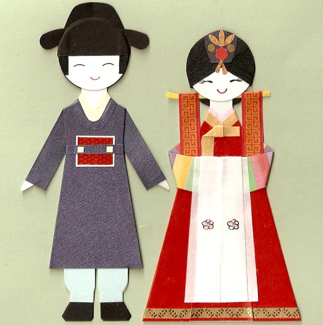 Корейские жених и невеста