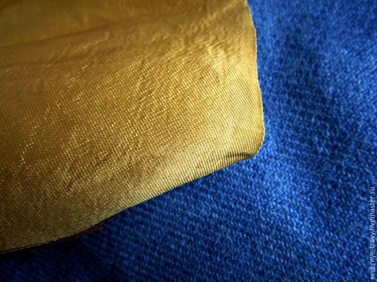 Натуральное крашение ткани. Желтый цвет, фото № 8