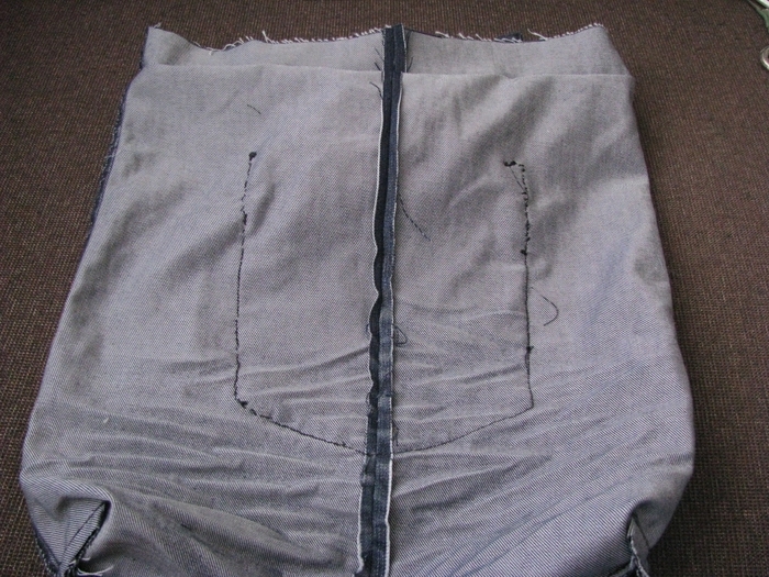 Хозяйственная сумка из джинсов, фото № 18