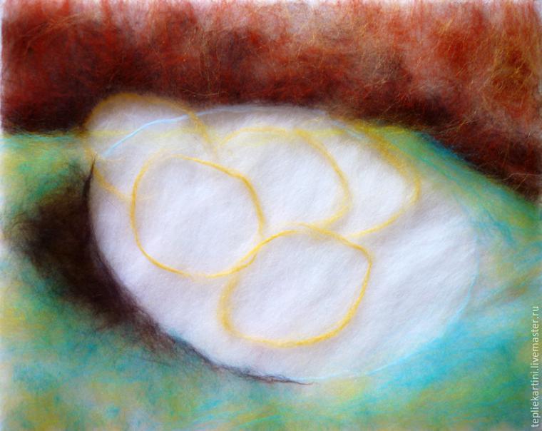 Мастер-класс: картина шерстью «Натюрморт с лимонами» по мотивам работы Ван Гога, фото № 20