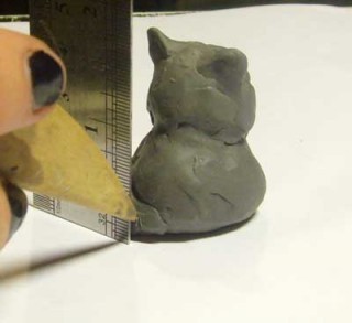 Создаем фигурку котенка из камня, фото № 11