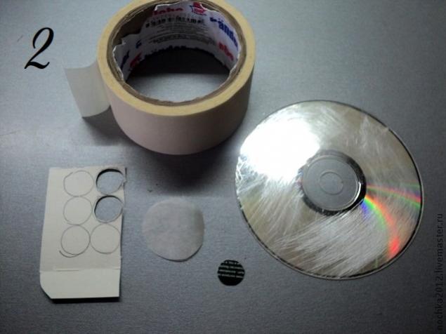 Изготовление магнитов на холодильник из CD-дисков, фото № 2