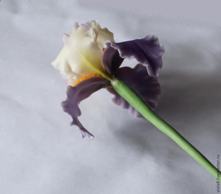 Создаем цветок ириса из полимерной глины, фото № 34