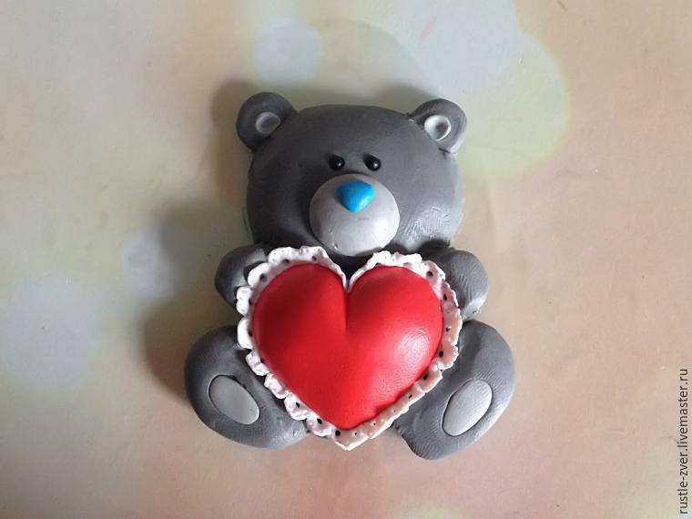 Мастер-класс: медвежонок «Me to you» с сердечком, фото № 31