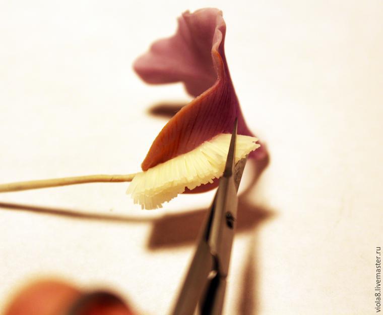 Создаем цветок ириса из полимерной глины, фото № 26