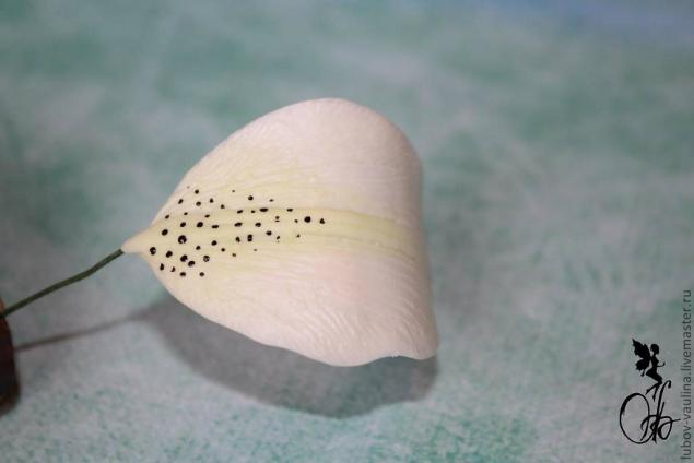 Лепка лилии из холодного фарфора, фото № 43