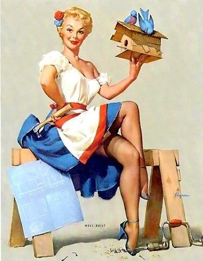 Картинки для декупажа в стиле Pin-up Girl, фото № 12