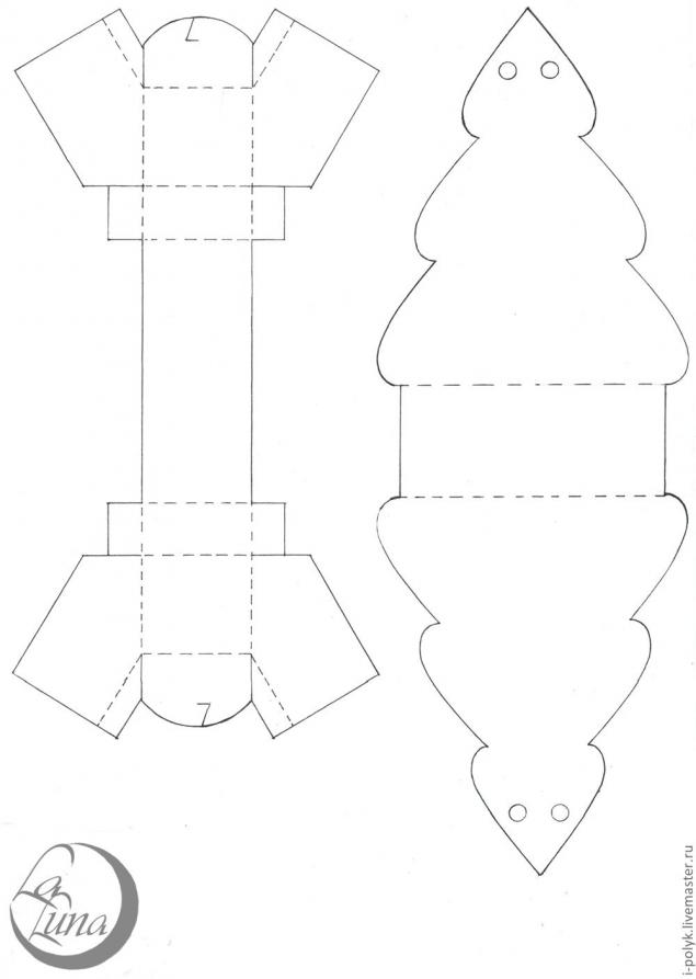 Коробочка Новогодняя ёлочка, фото № 1