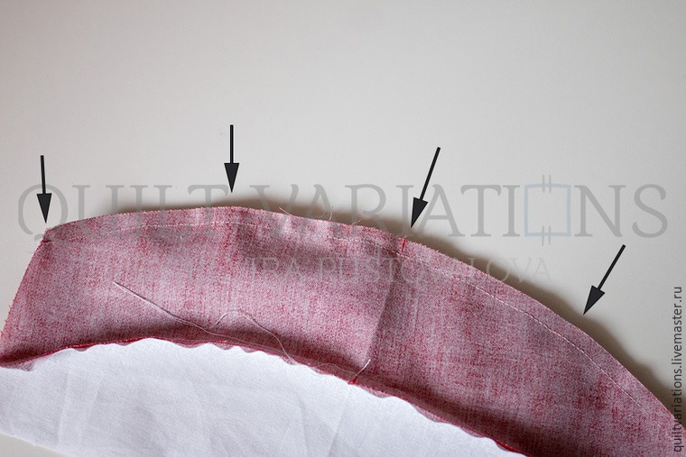 Шьем декоративную подушку в технике пэчворк. Используем линейку Simple Curve. Часть 1, фото № 29
