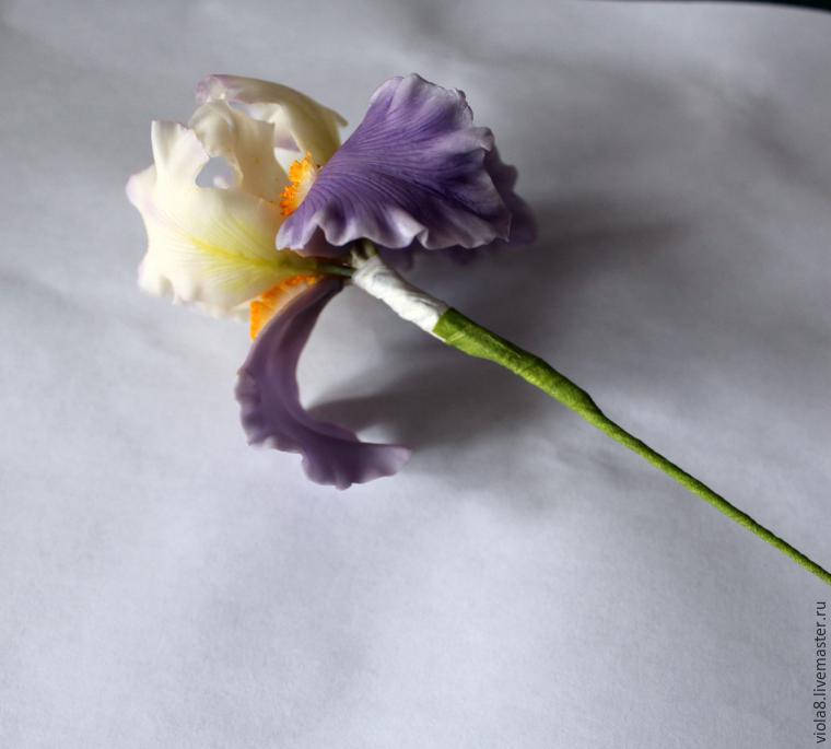 Создаем цветок ириса из полимерной глины, фото № 31