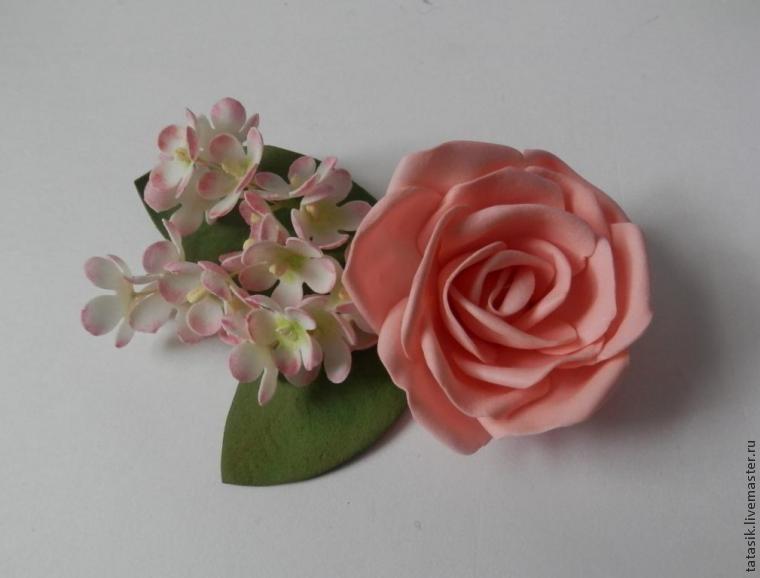 Создаем миниатюрные цветы из фоамирана, фото № 20