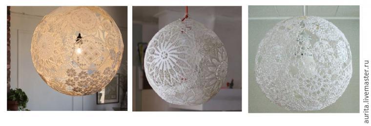 Создаем декоративные шары из вязаных салфеток, фото № 20
