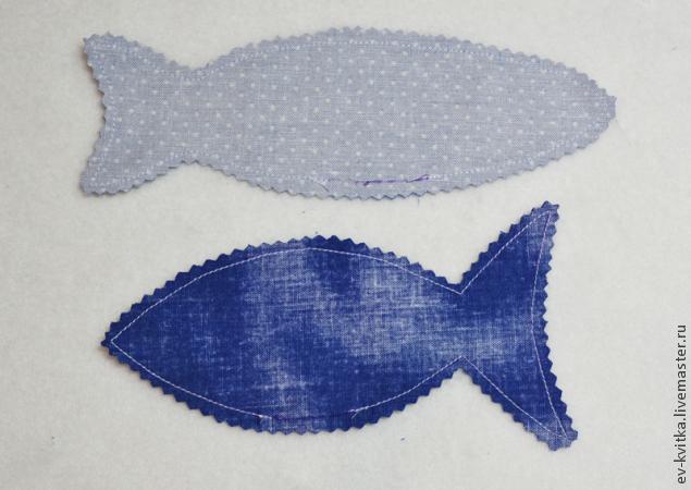 Мастер-класс: Текстильные рыбки, фото № 8