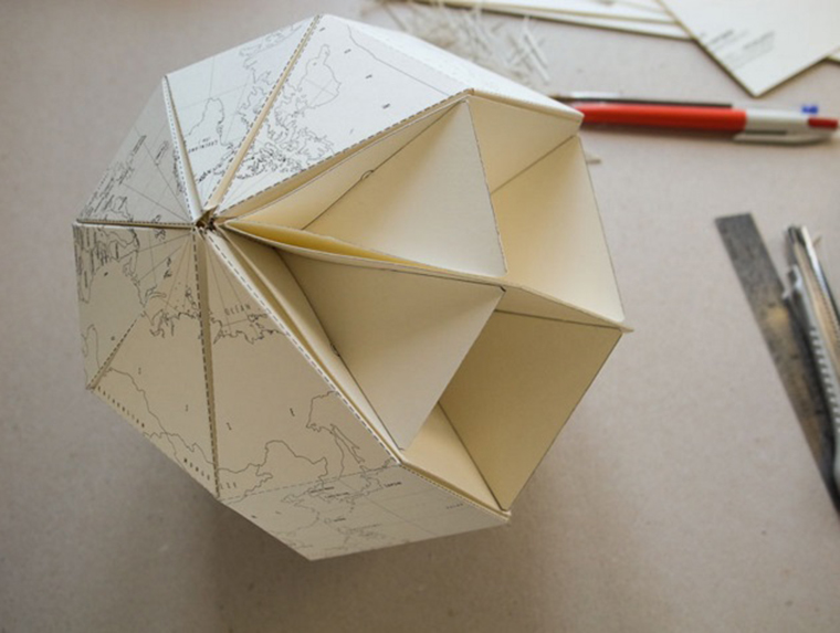 Геометрия декора: идеи и схемы для создания интерьерных украшений из бумаги, фото № 27