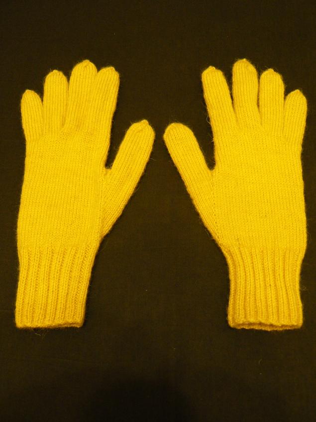 Перчатки, связанные на спицах, фото № 1