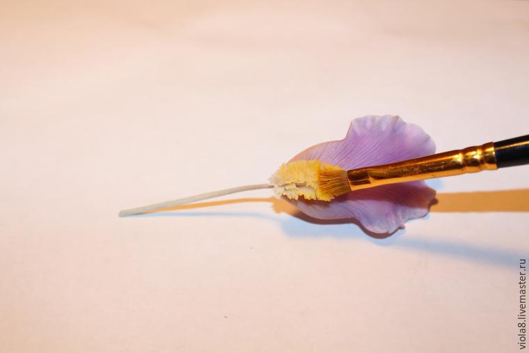 Создаем цветок ириса из полимерной глины, фото № 27