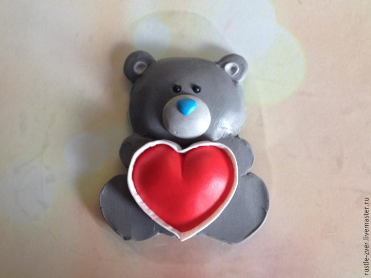 Мастер-класс: медвежонок «Me to you» с сердечком, фото № 21