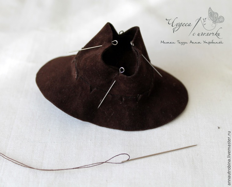 Шьем ковбойскую шляпу для мишки или куклы, фото № 13