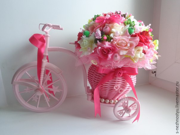 Мастер-класс: делаем цветочный велосипед, фото № 8