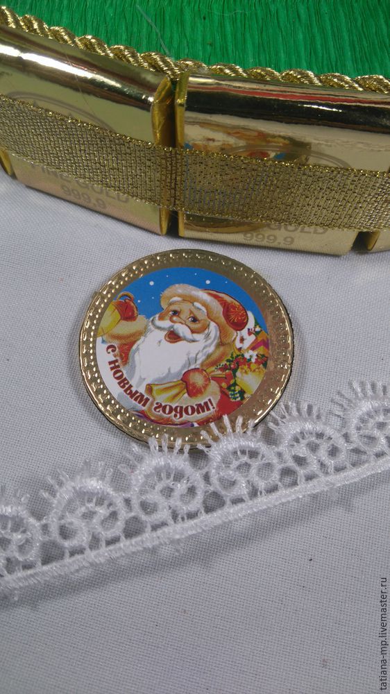 Новогодний домик Деда Мороза из коробки конфет: мастер-класс, фото № 38