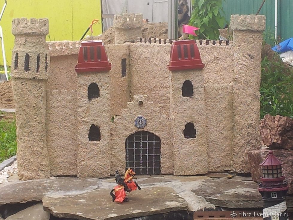 Создаем своими руками средневековый замок из пенопласта, фото № 21