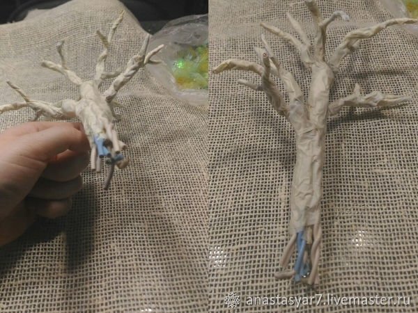 Мастерим дерево из пайеток (фото мастер-класс), фото № 2