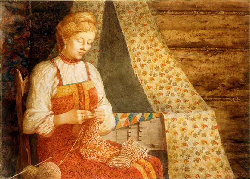 Лоскутное одеяло в живописи: подборка из 70 прекрасных картин, фото № 45