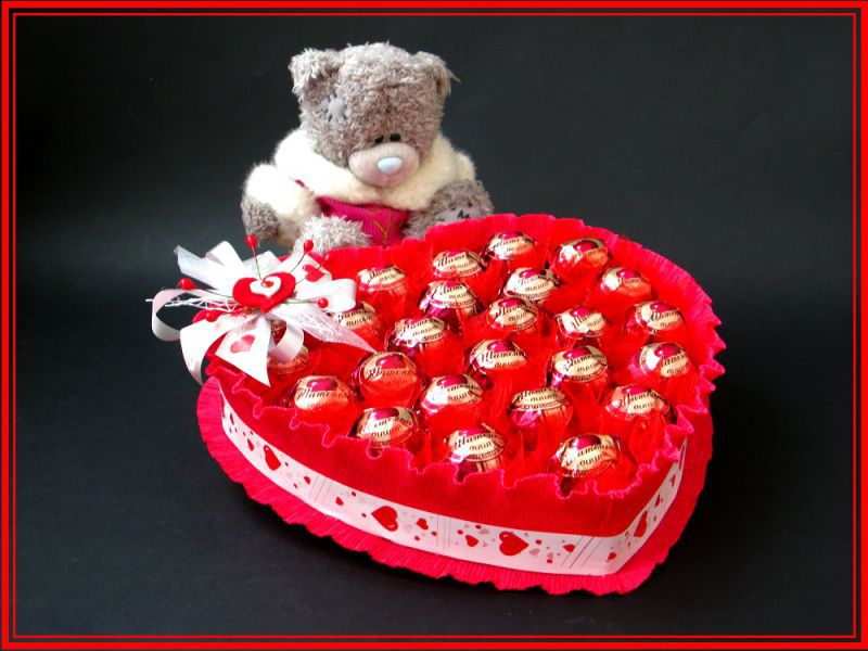 Символ сердца в подарках ко дню Святого Валентина, фото № 31